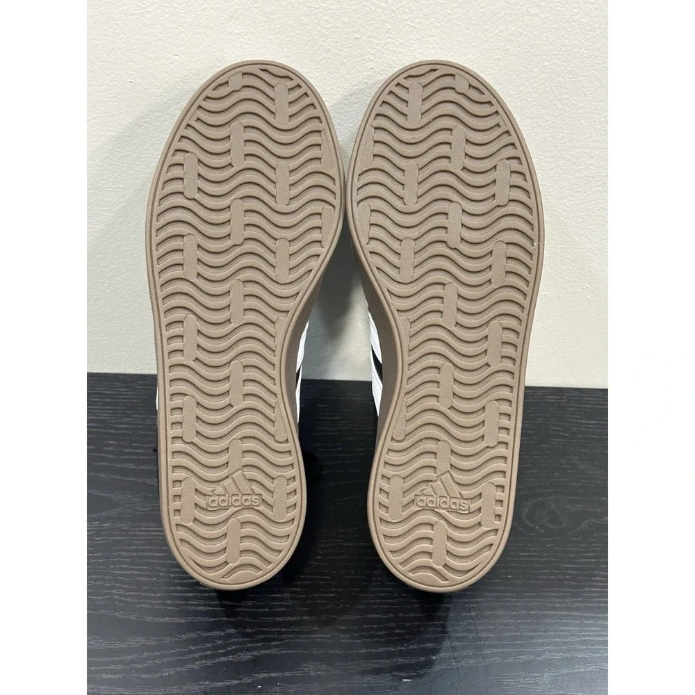 adidas VL Court 3.0 Men's Size 8.5 Black White Gum ID6286 NEW